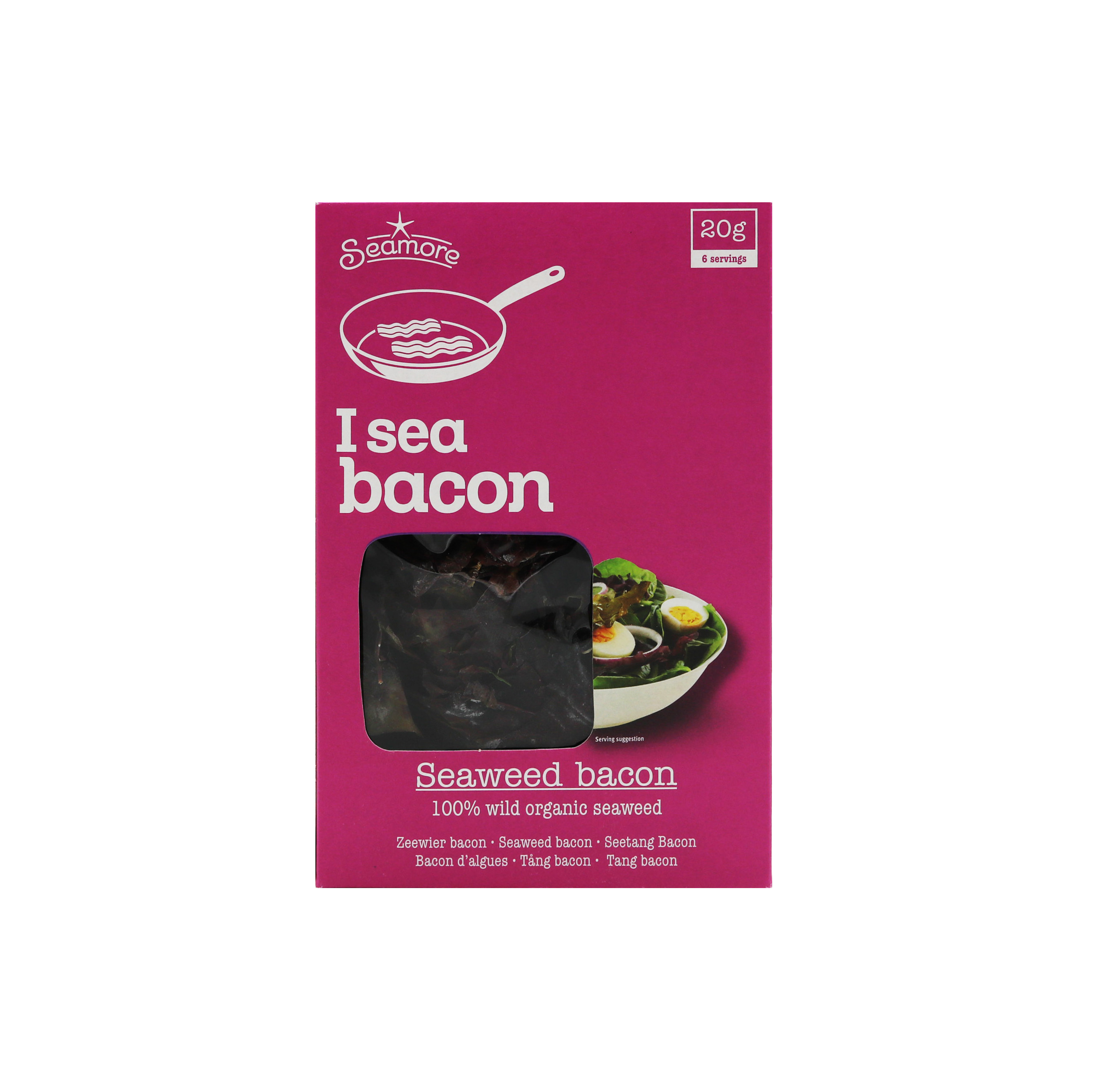 Seamore bio zeewier bacon (dulse)