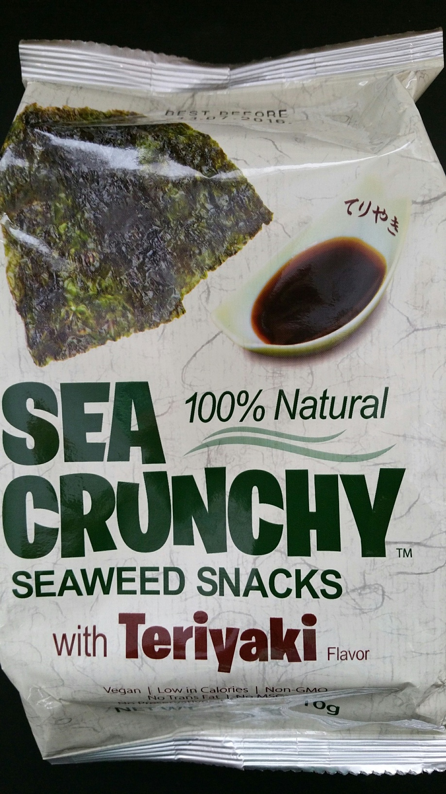 Nori zeewier snacks teriyaki doos van 12 zakjes