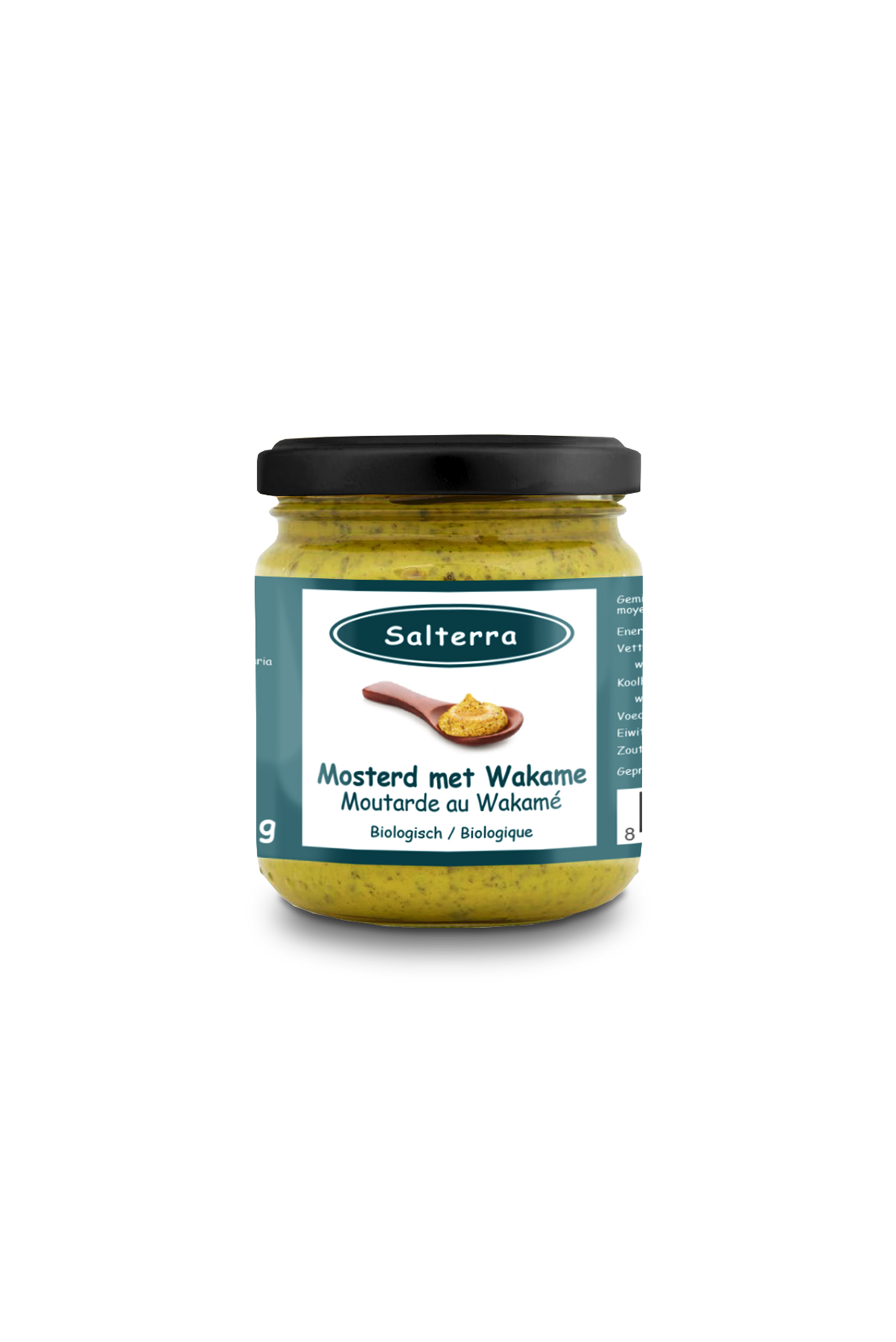 Mustard with wakame Organic 180 g