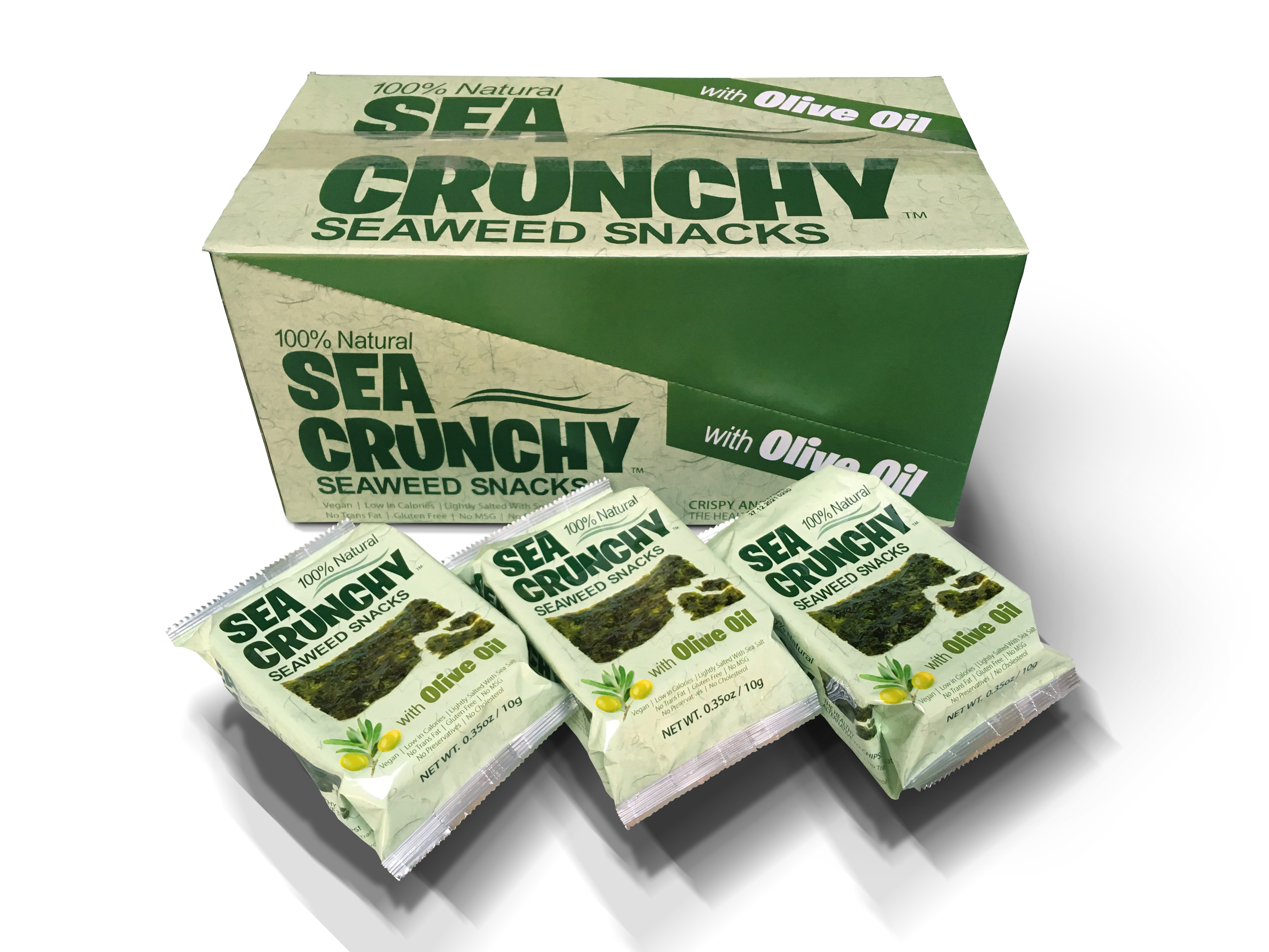 Nori seaweed snacks olive oil 12-pack box