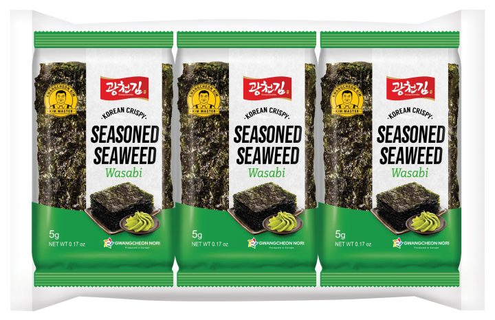 Nori seaweed snacks wasabi 3x5g